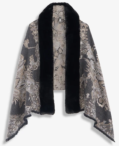 I.n.c. International Concepts Women's Brocade Floral Wrap Scarf, Macy's Exclusive