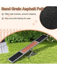 Cozito Wooden Dog Agility Seesaw Outdoor Obstacle Course Toy