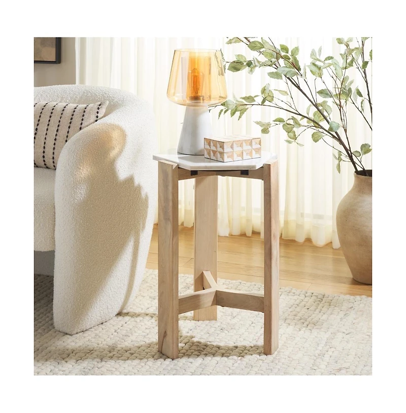 Safavieh Pisa Marble Side Table