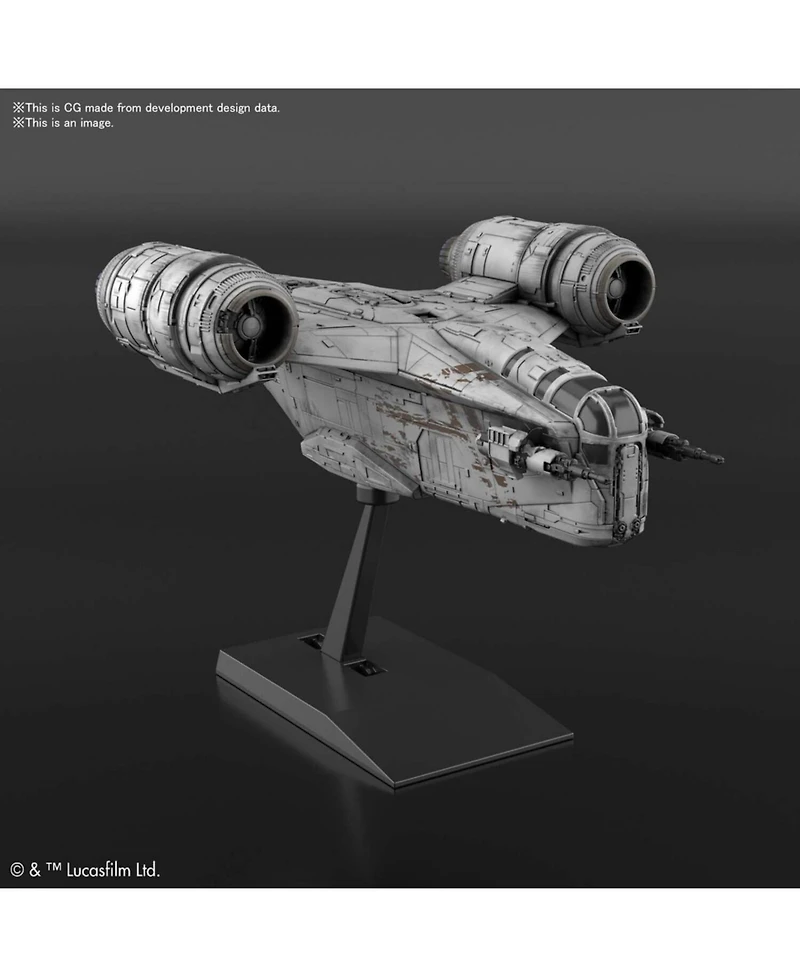 Bandai Hobby - Star Wars: The Mandalorian - 18 Razor Crest Plastic Model Kit