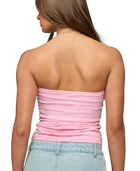Edikted Women's Eleanora Lace Tube Top