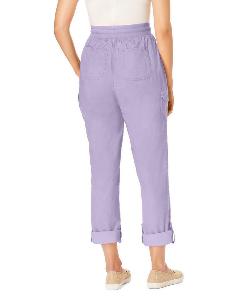 Woman Within Petite Within 2 in 1 Convertible Cargo Pant to Capri