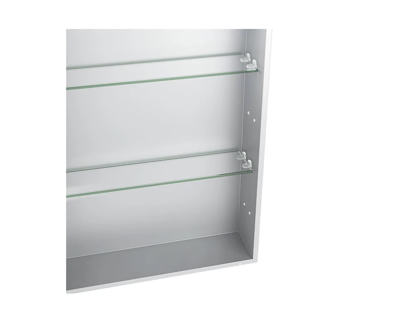 Casainc 20"W x 30"H Led Lighted Medicine Cabinet with Mirror, Anti-Fog Bathroom Mirror Cabinet