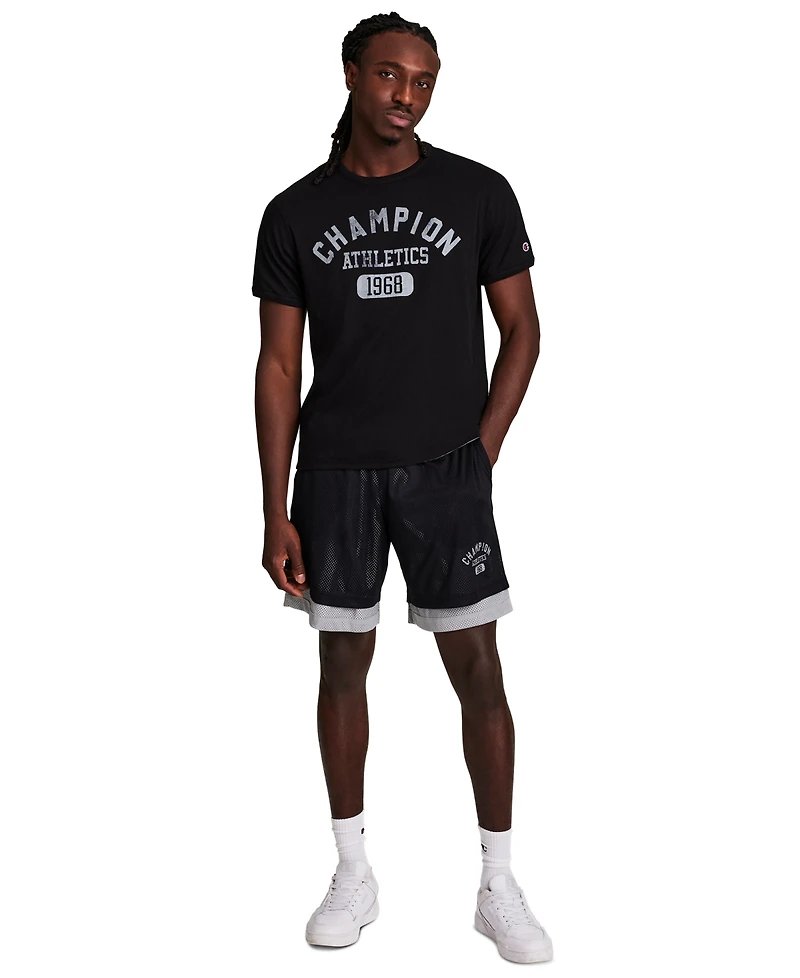 Champion Men's Double Layer Athletics Graphic Shorts