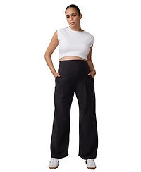 Ingrid + Isabel Women's Maternity Wide Leg Active Pant