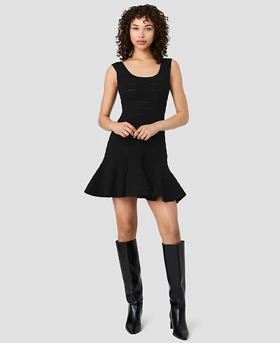 French Connection Women's Cecilia Pointelle Knit Sleeveless Dress