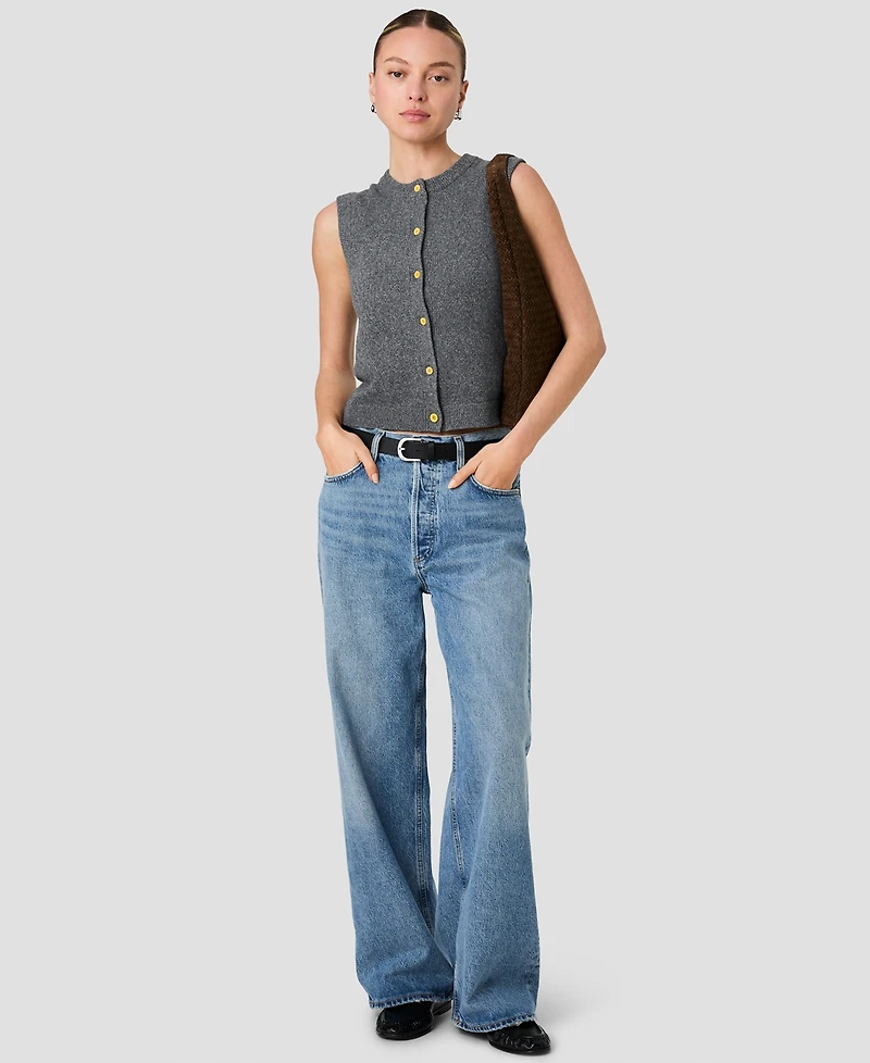 French Connection Women's Aleyna Crewneck Sleeveless Knit Top