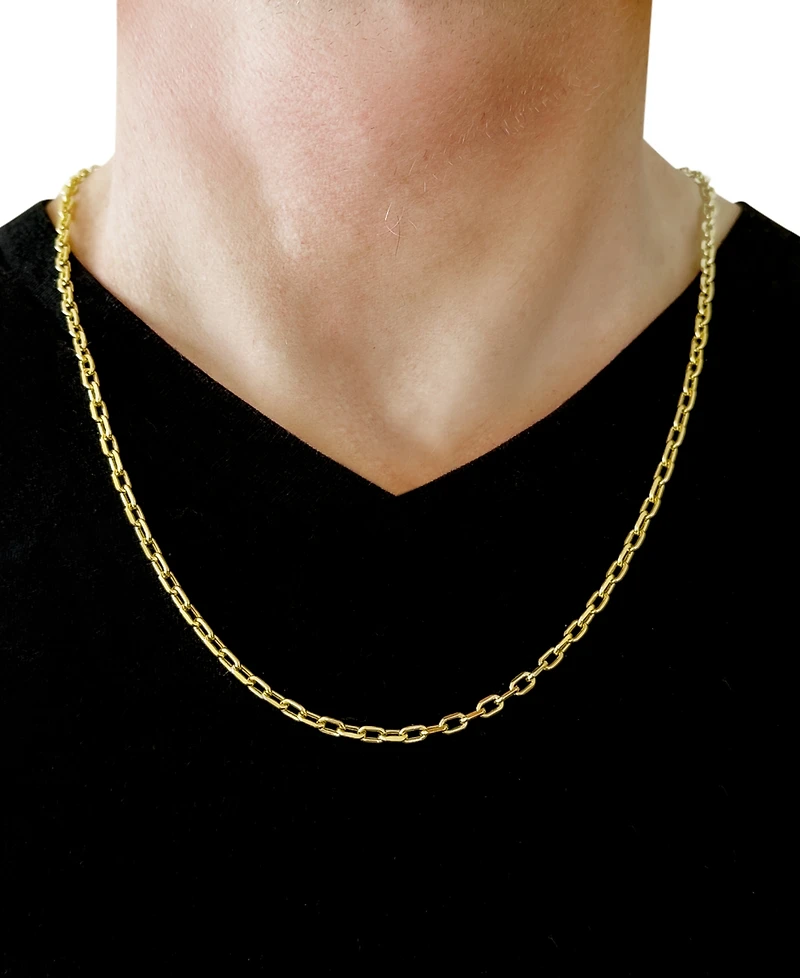 Paperclip Link 20" Chain Necklace (3-5/8mm) in 14k Gold