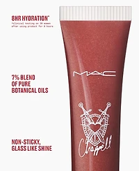 Mac Viva Glam Lipglass Damnsel Air Non-Sticky Gloss
