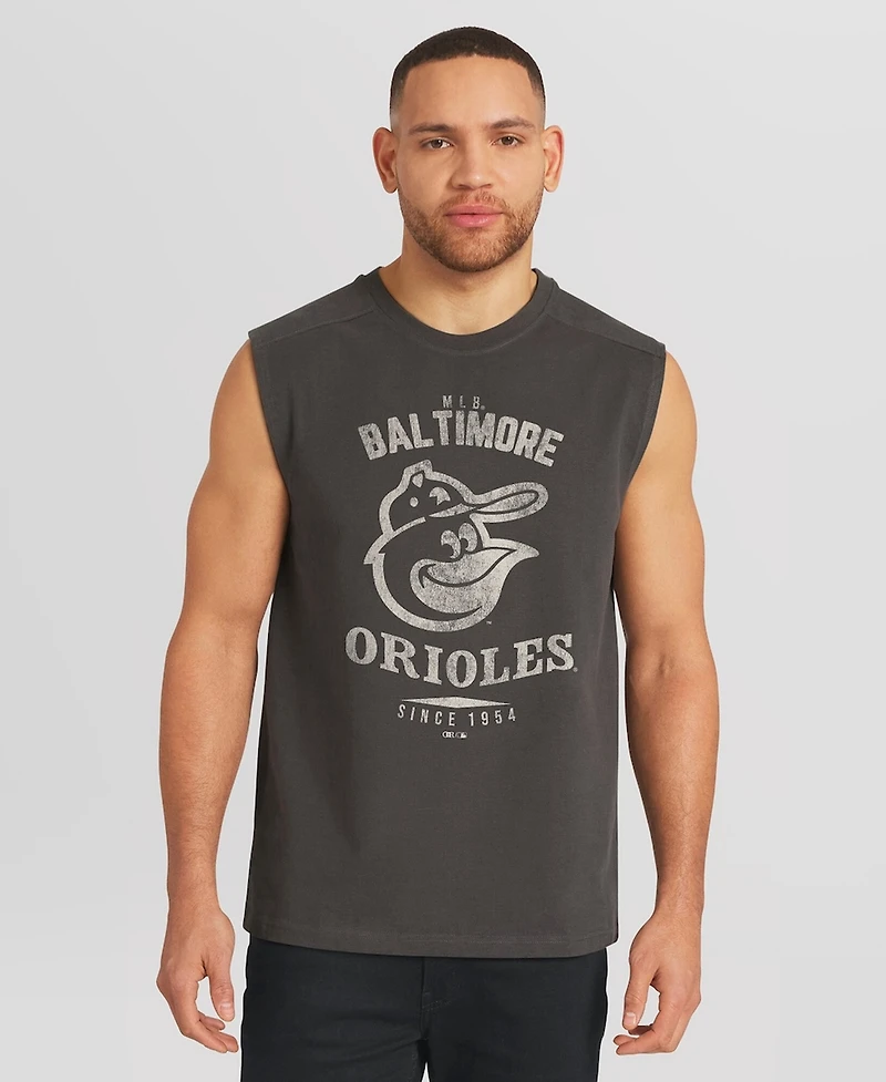 Darius Rucker Collection by Fanatics Men's Charcoal Baltimore Orioles Muscle Tank Top