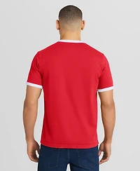 Darius Rucker Collection by Fanatics Men's Red Cincinnati Reds Washed Ringer T-Shirt