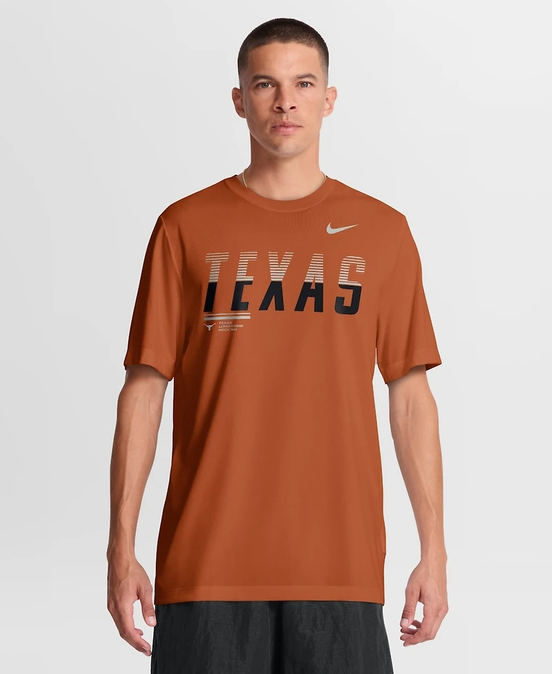 Nike Men's Texas Orange Longhorns Sideline Legend Dri-fit T-Shirt