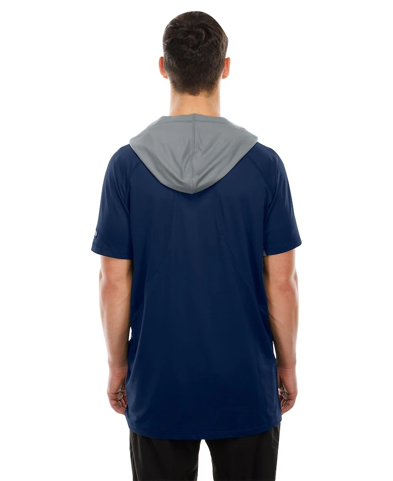 New Era Men's Navy Dallas Cowboys Combine Authentic Helmet T-Shirt