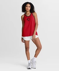 Nike Women's Red Cincinnati Reds Tri-Blend Dri-fit Racerback Tank Top
