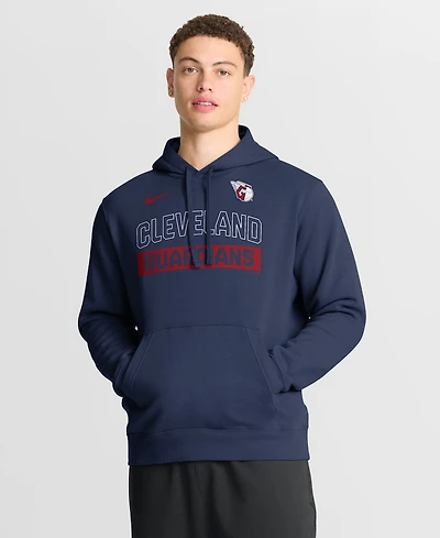 Nike Men's Navy Cleveland Guardians Primetime Club Hoodie