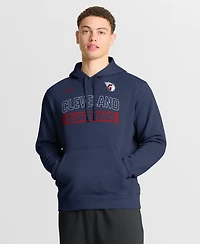 Nike Men's Navy Cleveland Guardians Primetime Club Hoodie