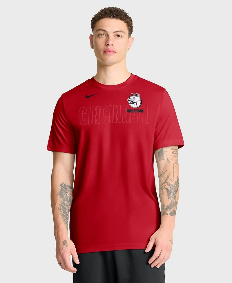 Nike Men's Red Cincinnati Reds Knockout Team Legend Dri-fit T-Shirt