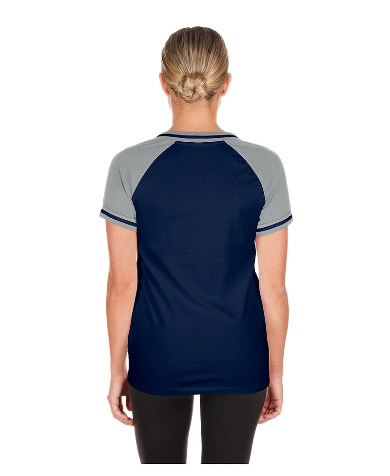 New Era Women's Navy York Yankees Gameday V-Neck T-Shirt