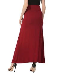 kimi + kai Women's Waist Ruched Maxi Skirt