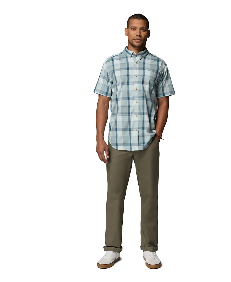 Columbia Men's Rapid Rivers Short Sleeve Plaid Shirt