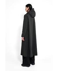 Stutterheim Women's Mosebacke Long Patch Matte Raincoat