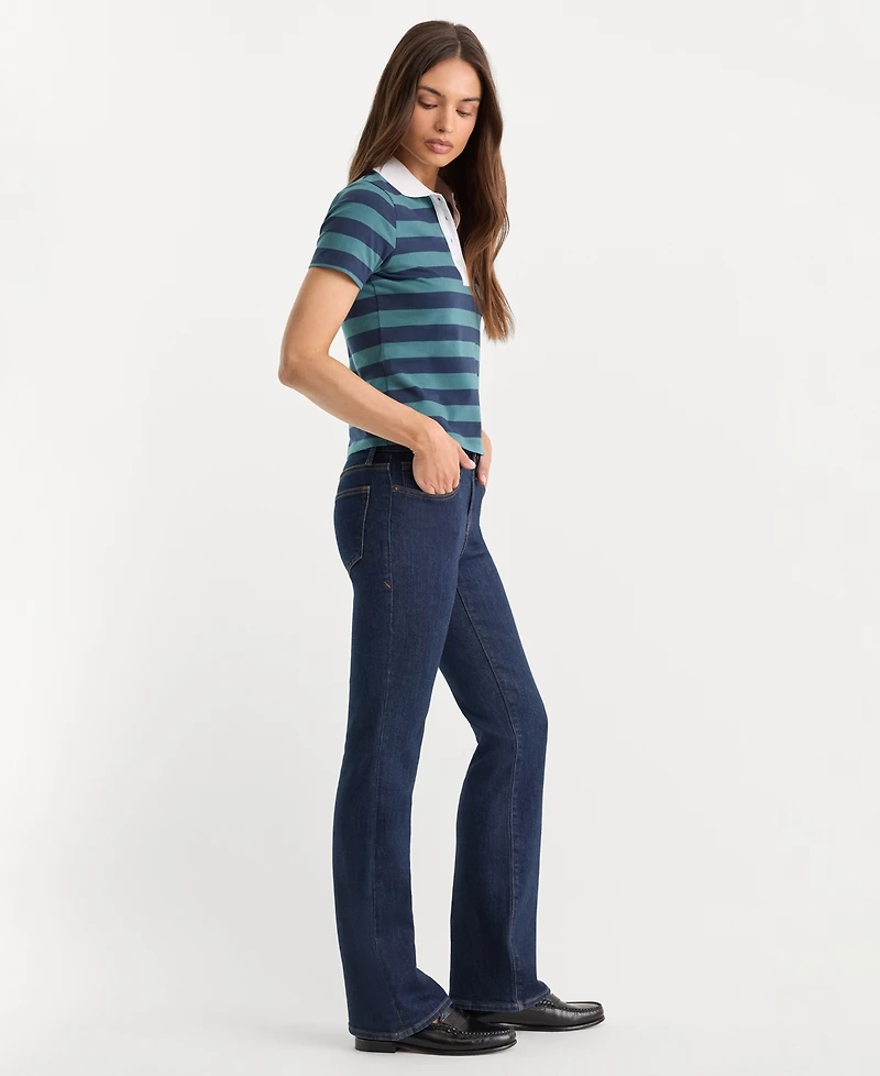 Good American Women's Low-Rise Bootcut Jeans