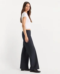 Good American Women's Low-Rise Wide-Leg Trousers