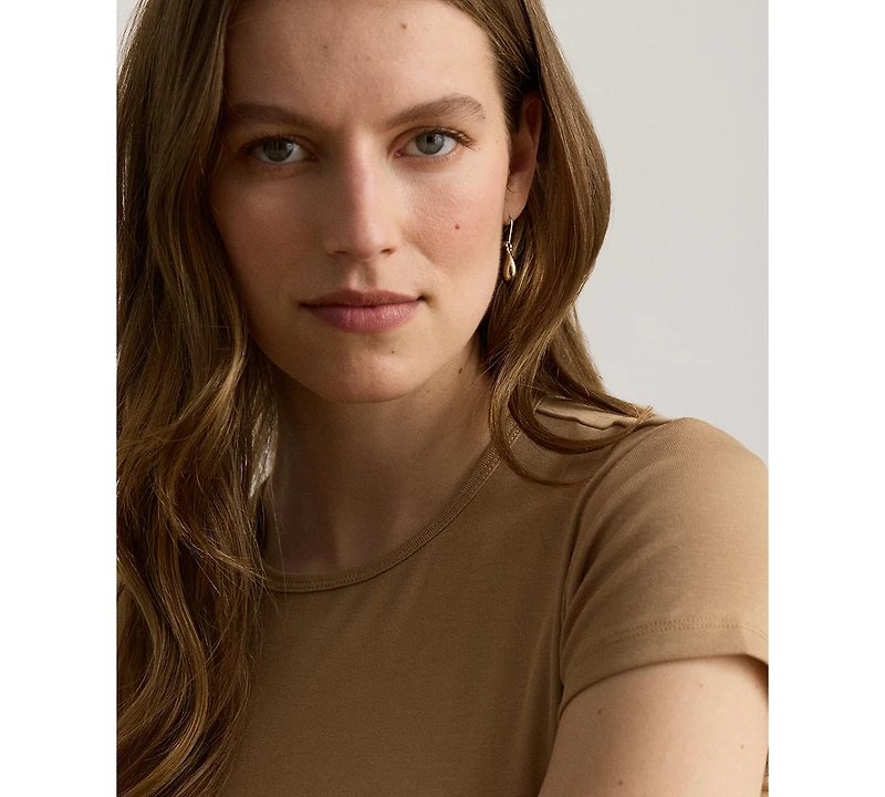 Lauren Ralph Stretch Knit T-Shirt, Regular & Petite