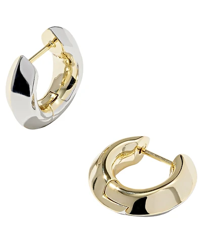 Kendra Scott Mikki Mixed Metal Huggie Earrings