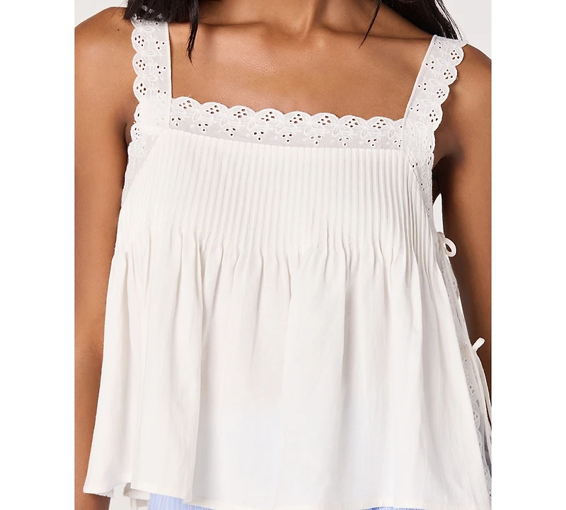 Astr the Label Women's Side-Tie Sleeveless Top