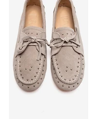 Forever & Always Shoes Women's Cuesta Leather Lace Up Loafer