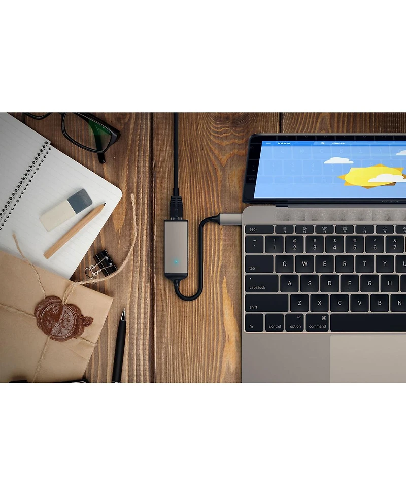 Satechi Aluminum Usb Type-c To Gigabit Ethernet Adapter