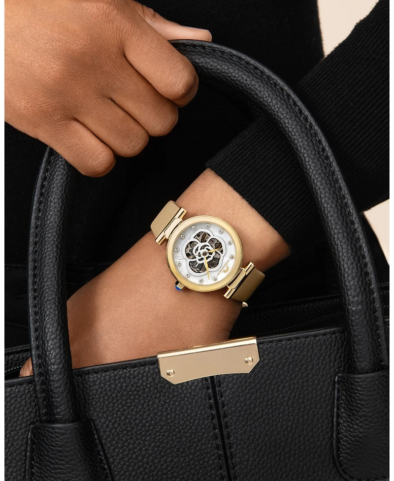 Porsamo Bleu Women's Laura Automatic Genuine Leather Band Watch 1212BLAL