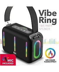 Rca Flame-203 Portable Bluetooth Speaker Wireless Karaoke Speaker with Mic and Rgb Light