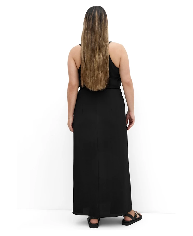 City Chic Women's Plus Divine Overlay Maxi Dress