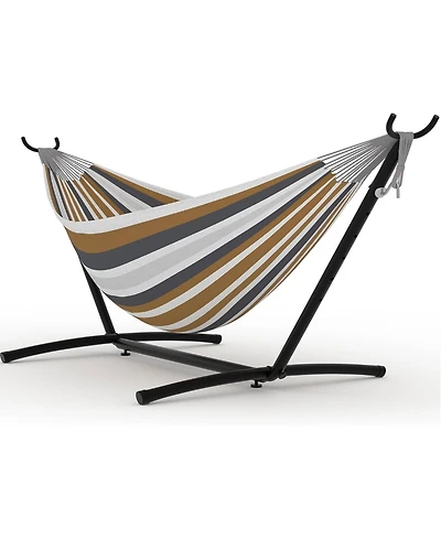 gaomon Portable Double Hammocks with Carrying Bag for Outside, 450 lbs Capacity