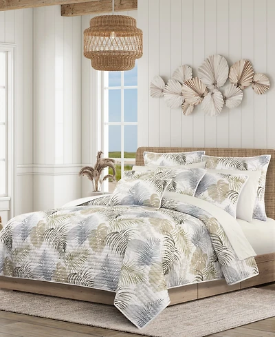 Salt Life Hatteras Floral 3-Piece Quilt Set, Full/Queen