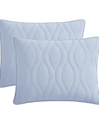 Salt Life Cove Geometric 3-Piece Quilt Set, King/California King