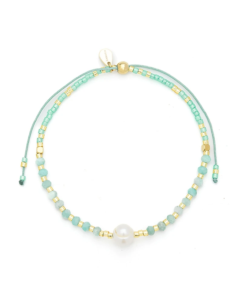 Lumira Mini Pearl Gemstone Adjustable Bracelet
