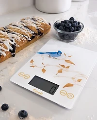 Escali Arti Blue Jay Glass 9" Digital Food Scale