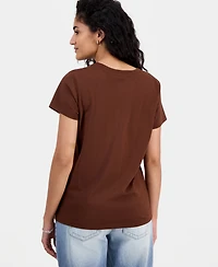 Snoopy Juniors' Peanuts Records Graphic Print T-Shirt