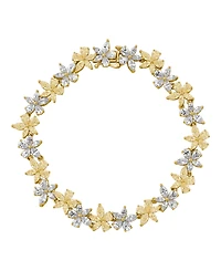 Arabella Yellow & White Cubic Zirconia Bracelet in 14k Yellow Gold-Plated Sterling Silver