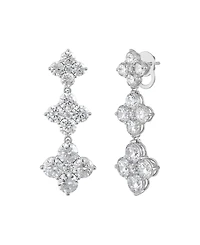 Arabella White Cubic Zirconia Drop Earrings (30 ct. t.w.) in Sterling Silver