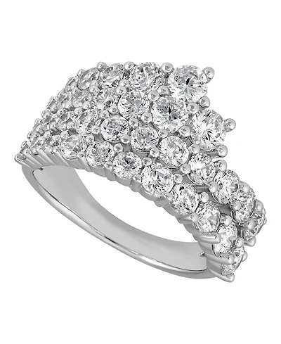 Arabella White Cubic Zirconia Band Ring (5-1/8 ct. t.w.) in Sterling Silver Rhodium