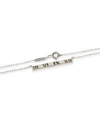 Pre-Owned Tiffany & Co Sterling Silver Atlas Pierced Bar Pendant