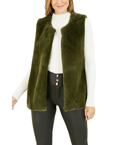 Yumi Women's Faux Fur Gilet