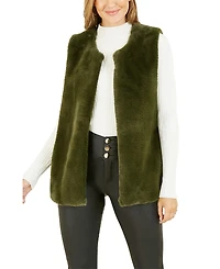 Yumi Women's Faux Fur Gilet