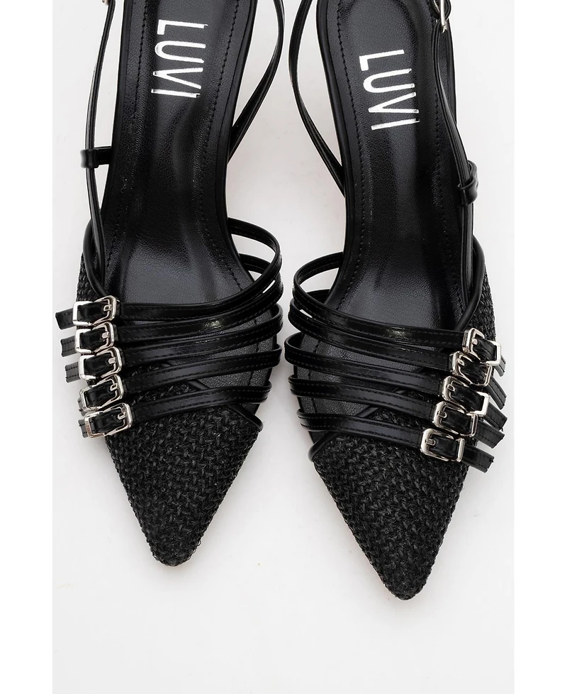 Prologue Shoes Zenith Slingback Pointed Toe Pump