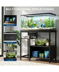 gaomon Fish Tank Stand, Storage Shelf with 2 Drawer and Power Outlets