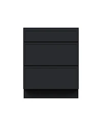 Boyel Living Inch Wide 3-Drawers Base Cabinets, Ready to Assemble Kitchen Cabinet with Solid Wood Frame